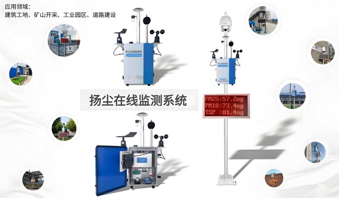 揚(yáng)塵監(jiān)測(cè)系統(tǒng)一般要用到哪些設(shè)備？